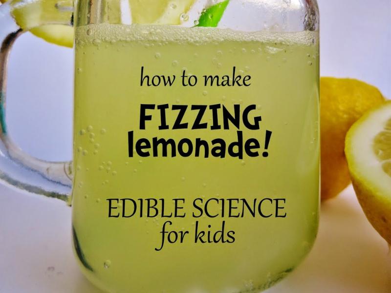 Create carbonated lemonade - Outschool - 10 mind-blowing science experiments to try with your kids