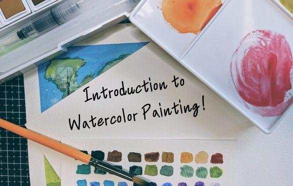 Introduction to Watercolor Painting! | Small Online Class for Ages 9-13