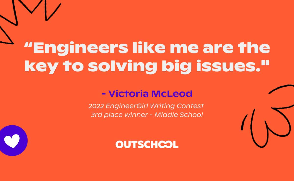 Women and girls who are standing up to STEM education inequality Victoria McLeod Pull Quote - Outschool