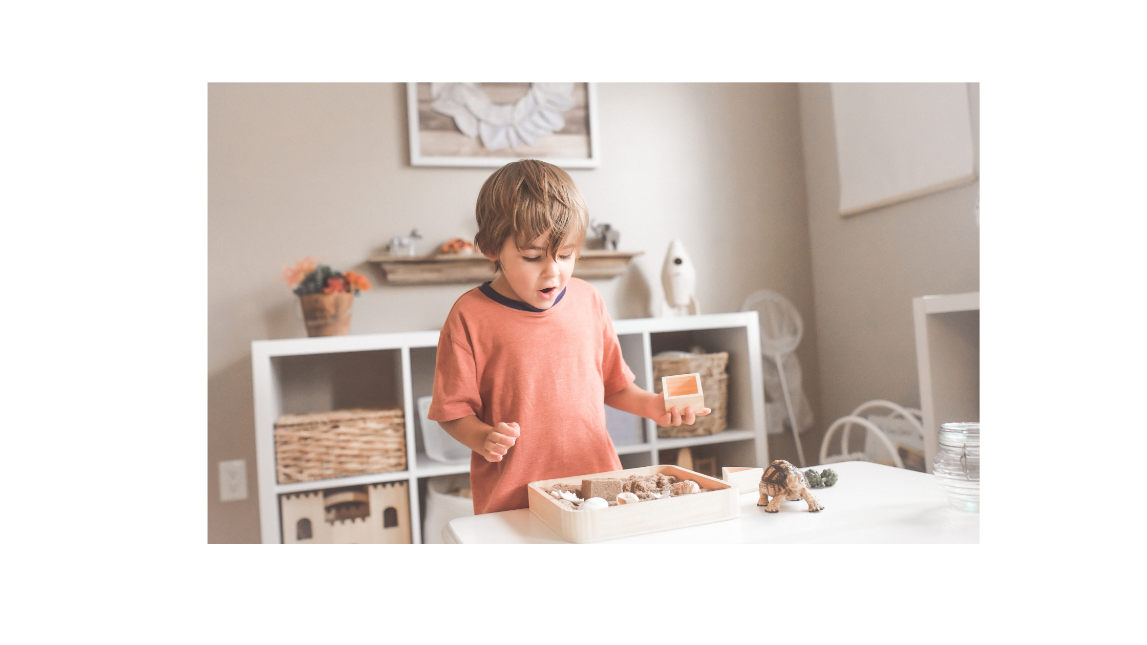  A Montessori home environment can help your child find a sense of independence in a child-friendly space. 